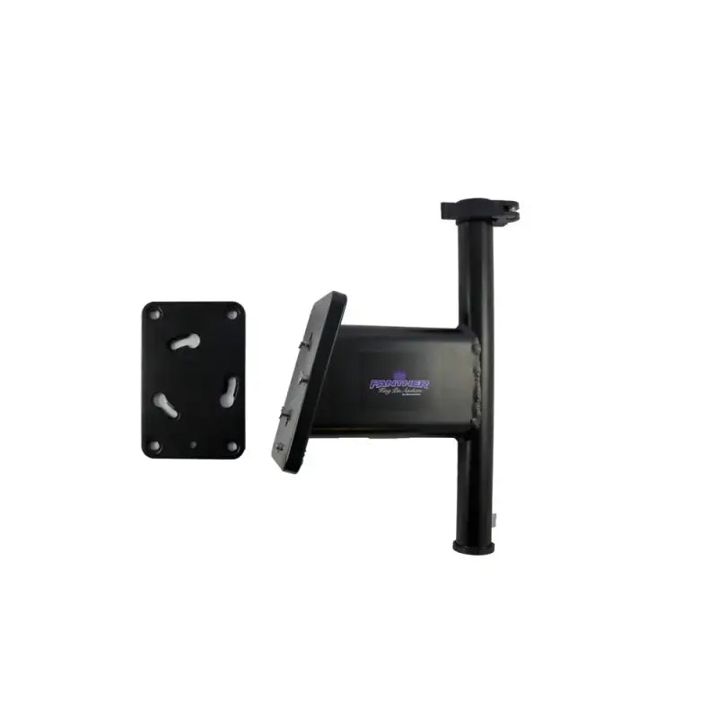 Black metal wall mount for KPSQ50B transom mount brackets on the transom mount