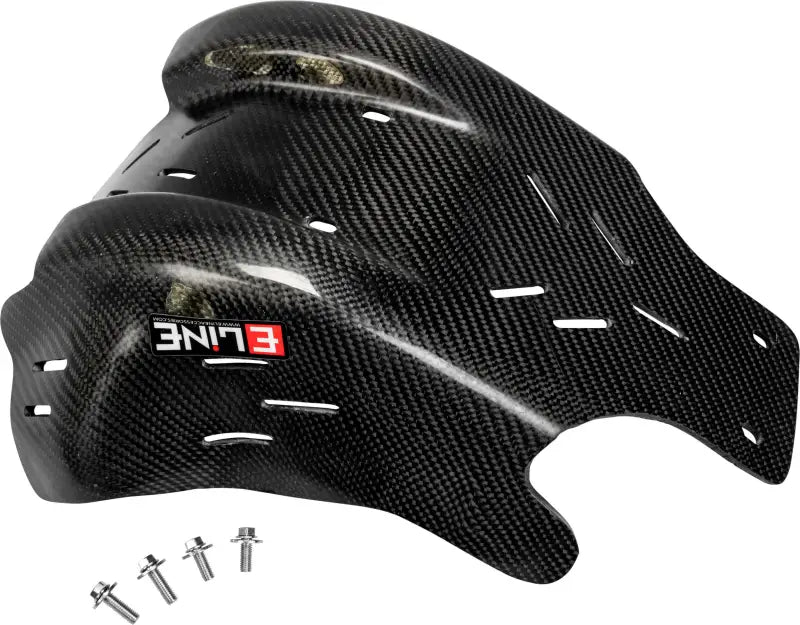 E-LINE ACCESSORIES KSP45019 Carbon Fiber Skid Plates Kaw