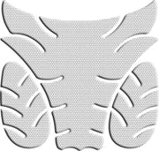 KT6000C Tank Pad Honeycomb Clear