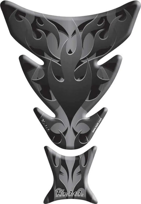 KT8040K Tank Pad Flames Black