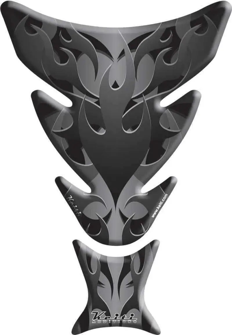KT8040K Tank Pad Flames Black