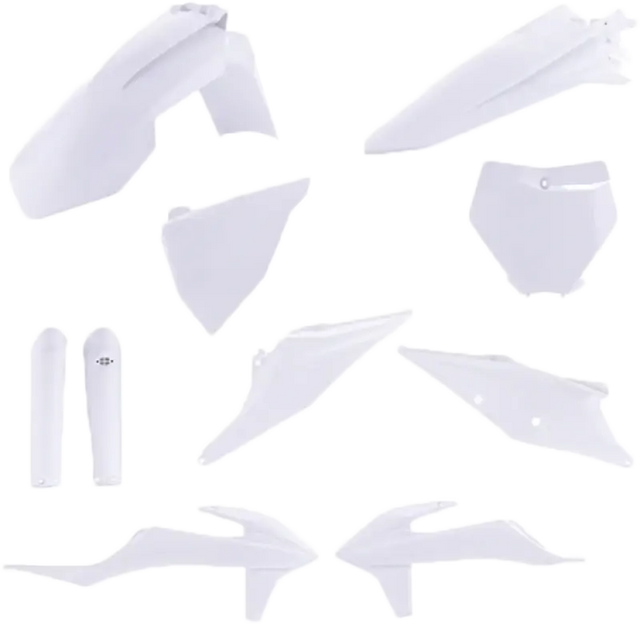 Full Plastic Kit Ktm White - ACERBIS
