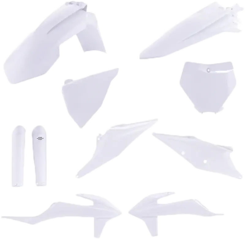 Full Plastic Kit Ktm White - ACERBIS