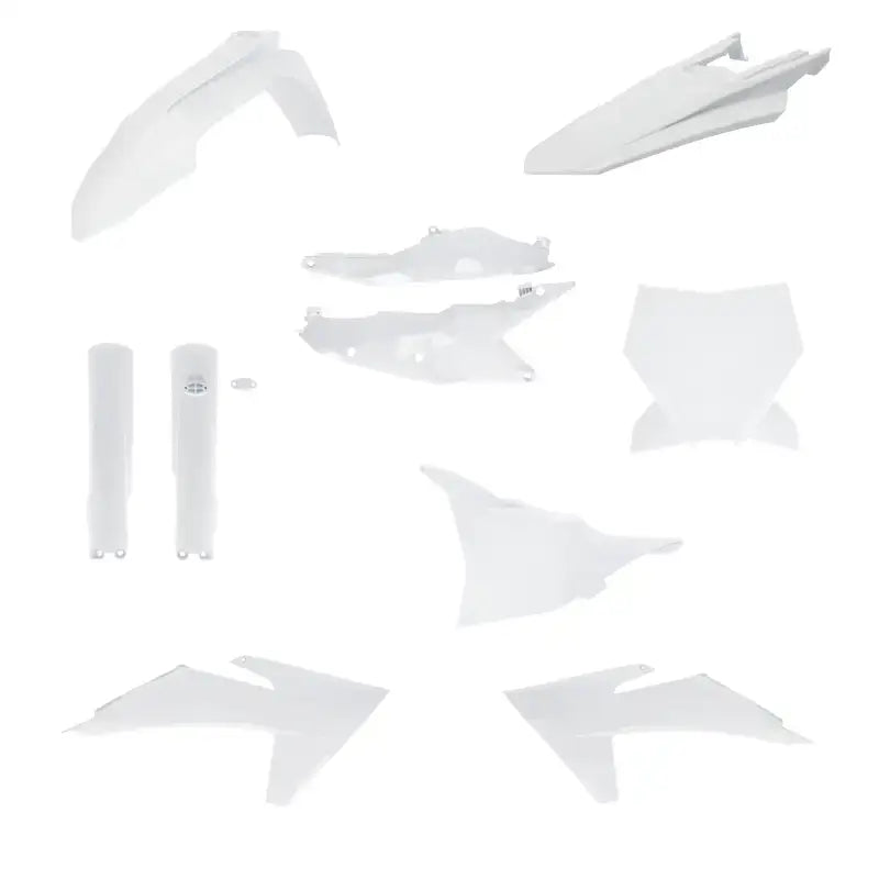 Full Plastic Kit Ktm White - ACERBIS