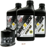 KLOTZ Side X Side Oil Change Kit 10w50 With Oil Filter Polaris