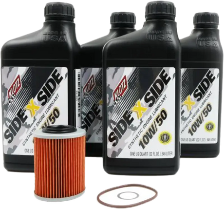KLOTZ Side X Side Oil Change Kit 10w50 With Oil Filter Can Am