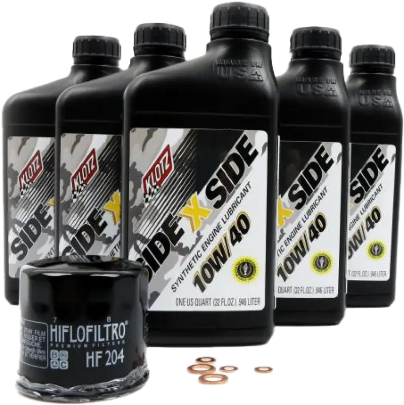 KLOTZ Side X Side Oil Change Kit 10w40 With Oil Filter Yamaha