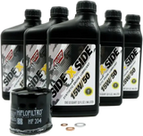 KLOTZ Side X Side Oil Change Kit 15w50 With Oil Filter Yamaha