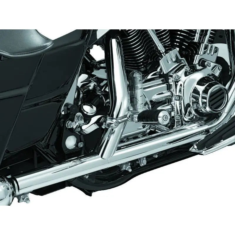 Kuryakyn 4556 Kuryakyn 2in Adjustable Lockable Offsets With Male Mount Adapter Chrome - 4556