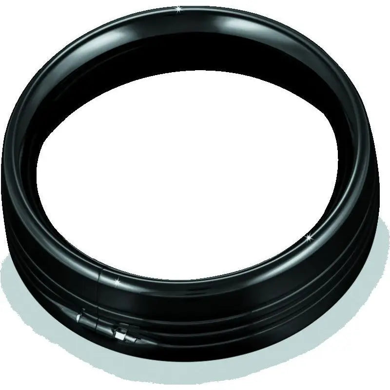 Kuryakyn 7276 Kuryakyn 7inch Headlamp Trim Ring Gloss Black - 7276