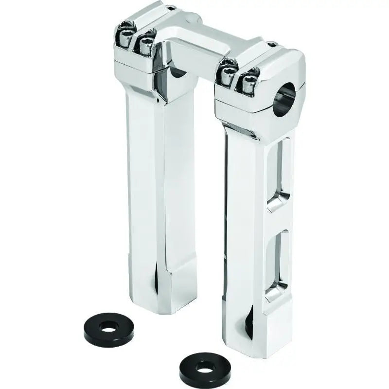 Kuryakyn 6134 Kuryakyn 8inch Billet Handlebar Risers Chrome - 6134