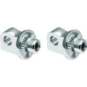 Kuryakyn 6774 Kuryakyn Adj Stop Splined Peg Adapter Chrome - 6774