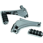 Kuryakyn 4353 Kuryakyn Adjustable Passenger Pegs With ISO Small Pegs Chrome - 4353