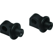 Kuryakyn 6775 Kuryakyn Adjustable Stop Splined Peg Adapter Black - 6775