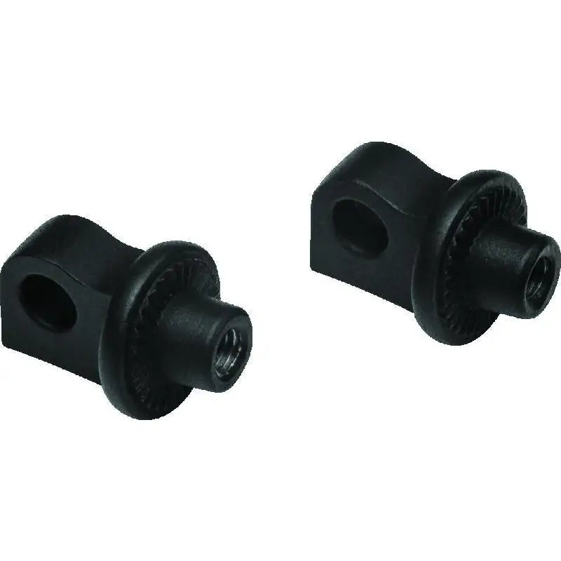 Kuryakyn 6775 Kuryakyn Adjustable Stop Splined Peg Adapter Black - 6775