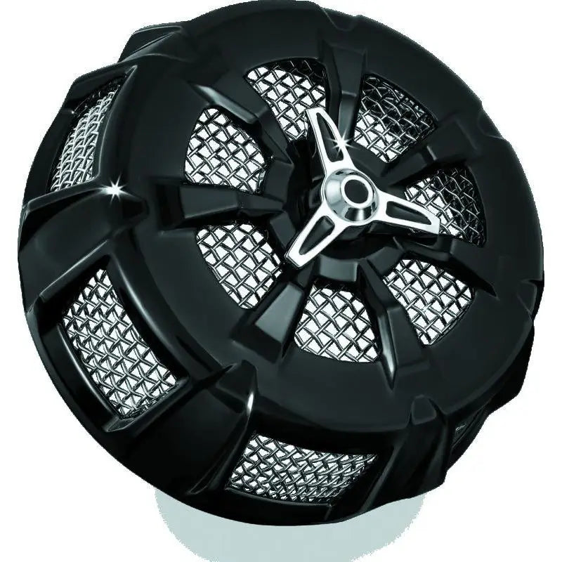 Kuryakyn 9438 Kuryakyn Alley Cat Air Cleaner Cover Screamin Eagle Stage 1 Kits Gloss Black - 9438