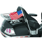 Kuryakyn Antenna Flag Mount With Flag 01-17 GL1800 Chrome - Kuryakyn