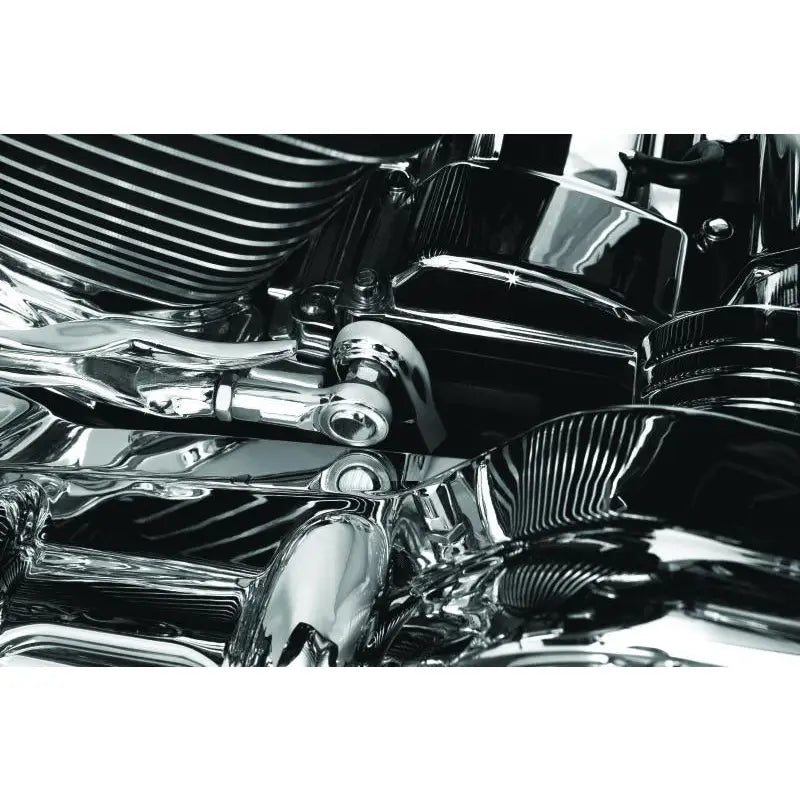 Kuryakyn 9056 Kuryakyn Barrel Style Right Hand Female 5/16in-24 Threads Chrome - 9056