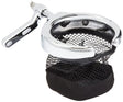 Chrome motorcycle cup holder fitting Kuryakyn beverage carrier perch mount