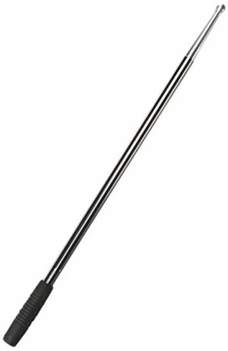 Kuryakyn Billet Antenna Round/Grooved Black & Raw - 862 - Exterior Styling