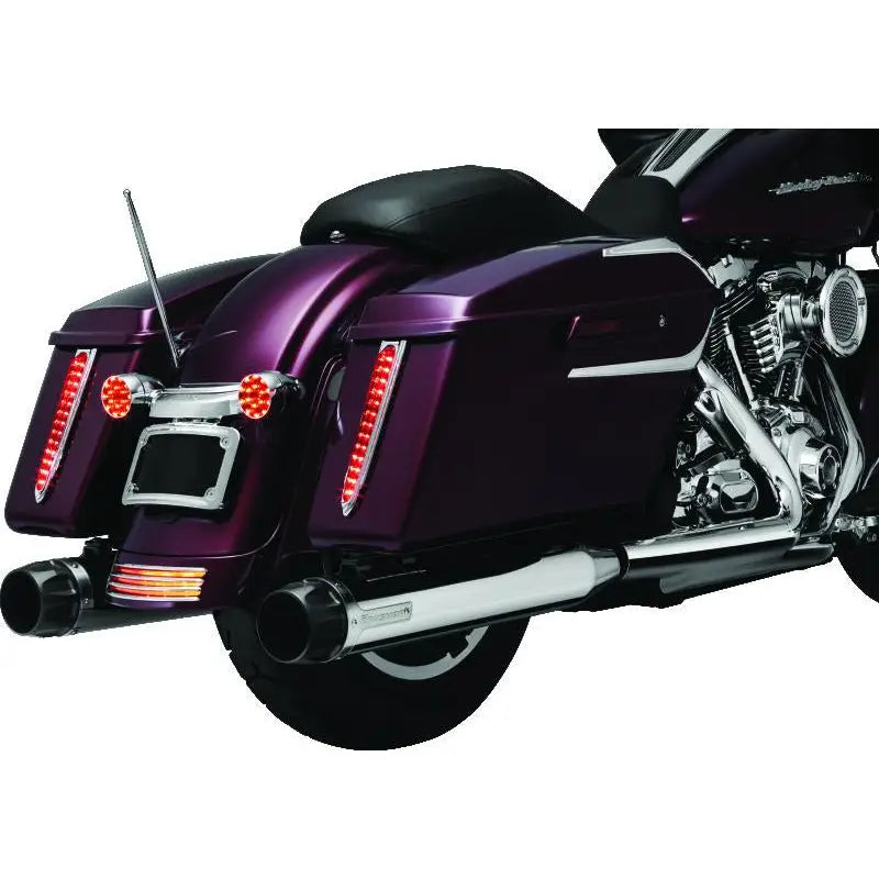 Kuryakyn 863 Kuryakyn Billet Antenna Round/Grooved Chrome - 863