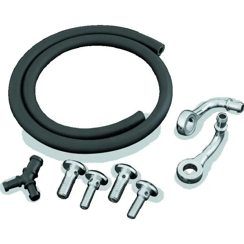 Kuryakyn 9932 Kuryakyn Bluegrass Breather Kits 93-06 with CV Carb, 01-17 Delphi(ex. 08-17 Touring) - 9932