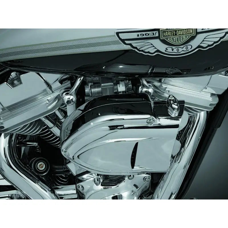 Kuryakyn 9932 Kuryakyn Bluegrass Breather Kits 93-06 with CV Carb, 01-17 Delphi(ex. 08-17 Touring) - 9932