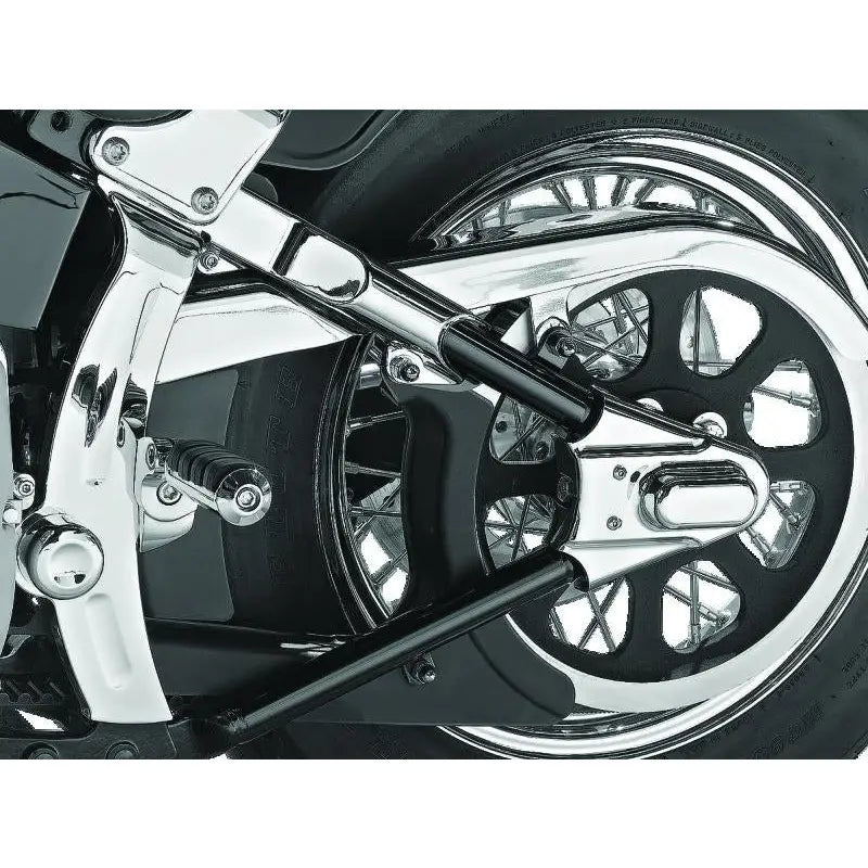 Kuryakyn 7851 Kuryakyn Boomerang Frame Covers For 00-07 Softail Chrome - 7851