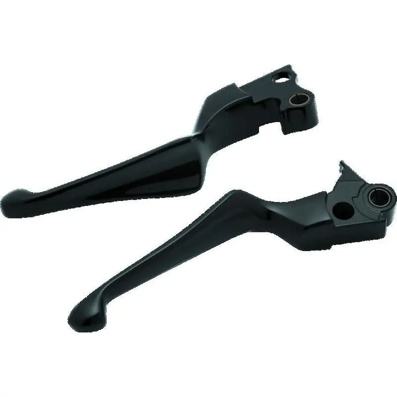 Kuryakyn 1847 Kuryakyn Boss Blades Lever Set 96-Up Cable Gloss Black - 1847