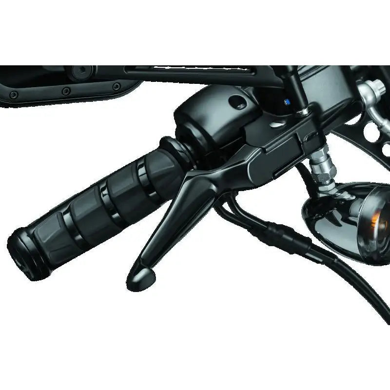 Kuryakyn 1847 Kuryakyn Boss Blades Lever Set 96-Up Cable Gloss Black - 1847