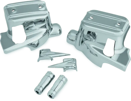 Kuryakyn Brake & Clutch Control Covers Chrome - RV and Auto Parts