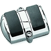 Kuryakyn 3in Wide Chrome Brake Pedal Cover, sleek automotive, RV, and powersports accessory. Ideal for off-road, marine, exterior, truck bed, and interior enhancements. Interior, Interior Accessories, AVADA - Best Sellers, Interior Accessories, Pedals