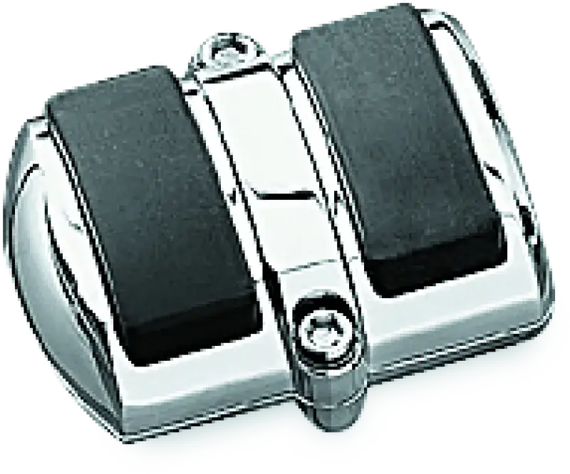Kuryakyn 3in Wide Chrome Brake Pedal Cover, sleek automotive, RV, and powersports accessory. Ideal for off-road, marine, exterior, truck bed, and interior enhancements. Interior, Interior Accessories, AVADA - Best Sellers, Interior Accessories, Pedals