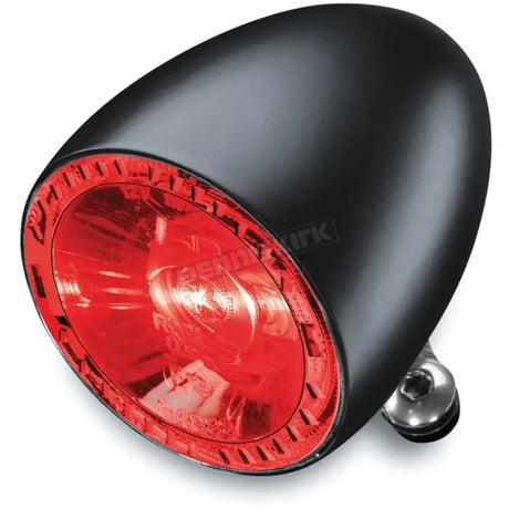 Black Kuryakyn Bullet run brake taillight with red lens and satin black finish