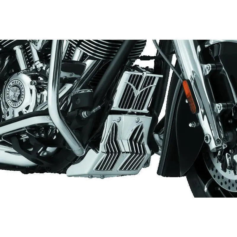 Kuryakyn 5664 Kuryakyn Chin Fairing Indian Chrome - 5664