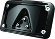 Kuryakyn Curved Laydown License Plate Frame Gloss Black - RV and Auto Parts