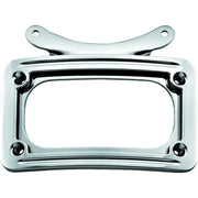 Kuryakyn 3162 Kuryakyn Curved License Plate Frame Chrome - 3162