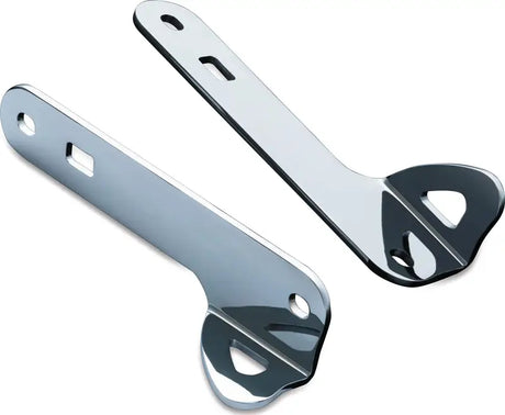 Kuryakyn Custom Teardrop Tie-Down Brackets 14-Up Touring Chrome - 949 - Fabrication