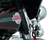 Kuryakyn Custom Teardrop Tie-Down Brackets 83-13 Touring Chrome - Kuryakyn