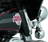 Kuryakyn Custom Teardrop Tie-Down Brackets 83-13 Touring Chrome - Kuryakyn