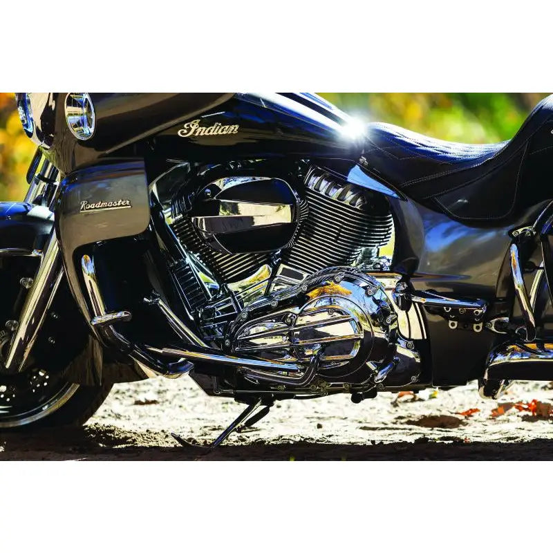 Kuryakyn 5737 Kuryakyn Cylinder Base Cover Indian Models Chrome - 5737