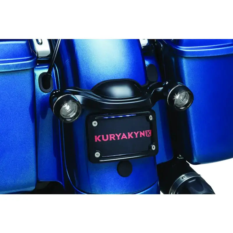 Kuryakyn Deep Dish Bezel For Bullet Turn Signals Smoke Lens Gloss Black - Kuryakyn