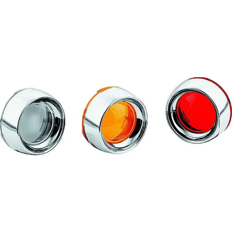 Kuryakyn 2107 Kuryakyn Deep Dish Bezel With Smoke Lens Chrome - 2107