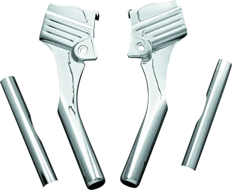 Kuryakyn Deluxe Neck Cover Kit 95-05 Touring Models Chrome - RV and Auto Parts