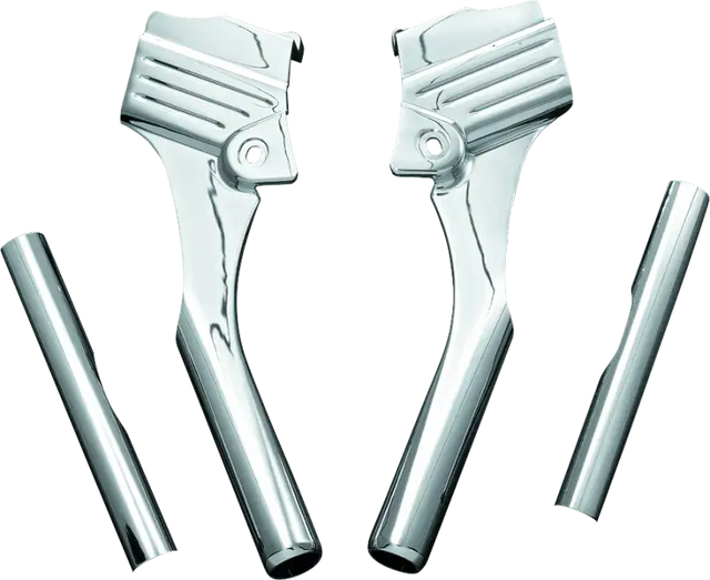 Kuryakyn Deluxe Neck Cover Kit 95-05 Touring Models Chrome - RV and Auto Parts