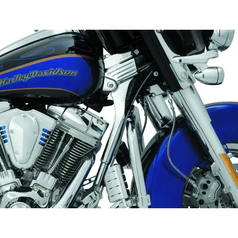 Kuryakyn Deluxe Neck Cover Kit 95-05 Touring Models Chrome - RV and Auto Parts