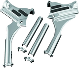 Kuryakyn Deluxe Neck Covers 95-07 Touring Models Chrome - Kuryakyn