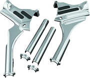 Kuryakyn Deluxe Neck Covers 95-07 Touring Models Chrome - Kuryakyn