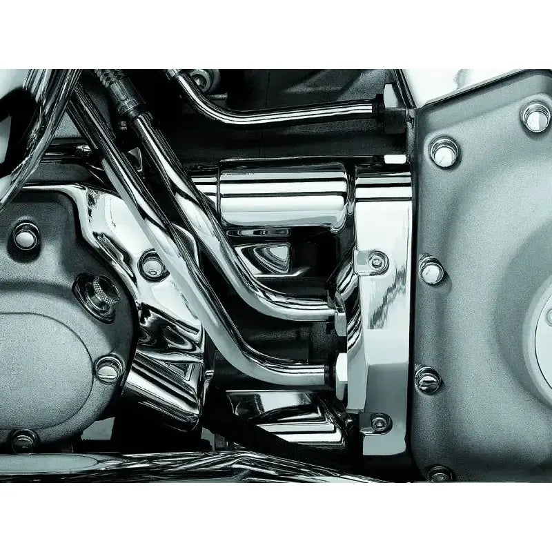 Kuryakyn Deluxe Oil Line Nacelle Cover 00-06 Softail Models Chrome - RV and Auto Parts