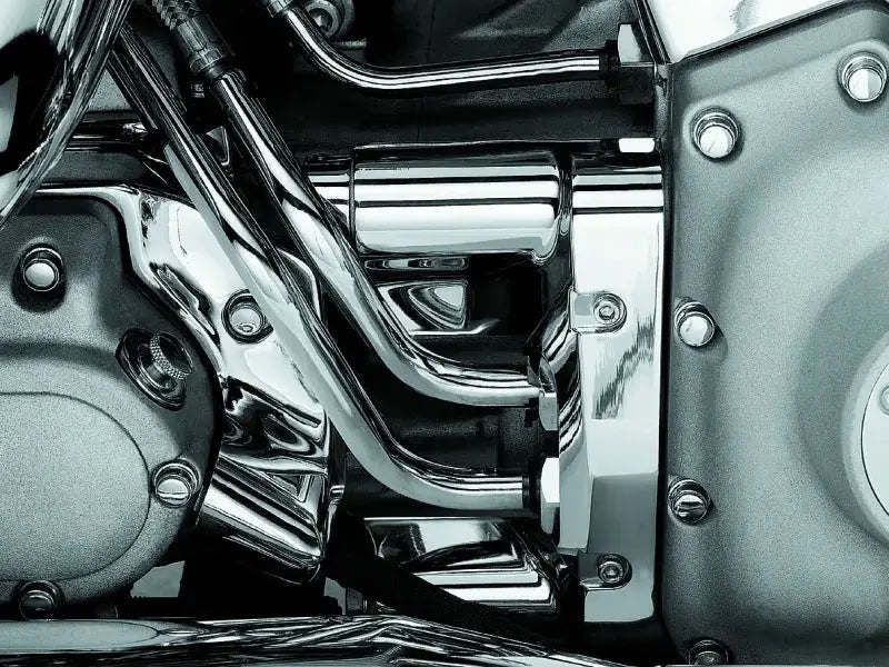 Kuryakyn Deluxe Oil Line Nacelle Cover 00-06 Softail Models Chrome - RV and Auto Parts